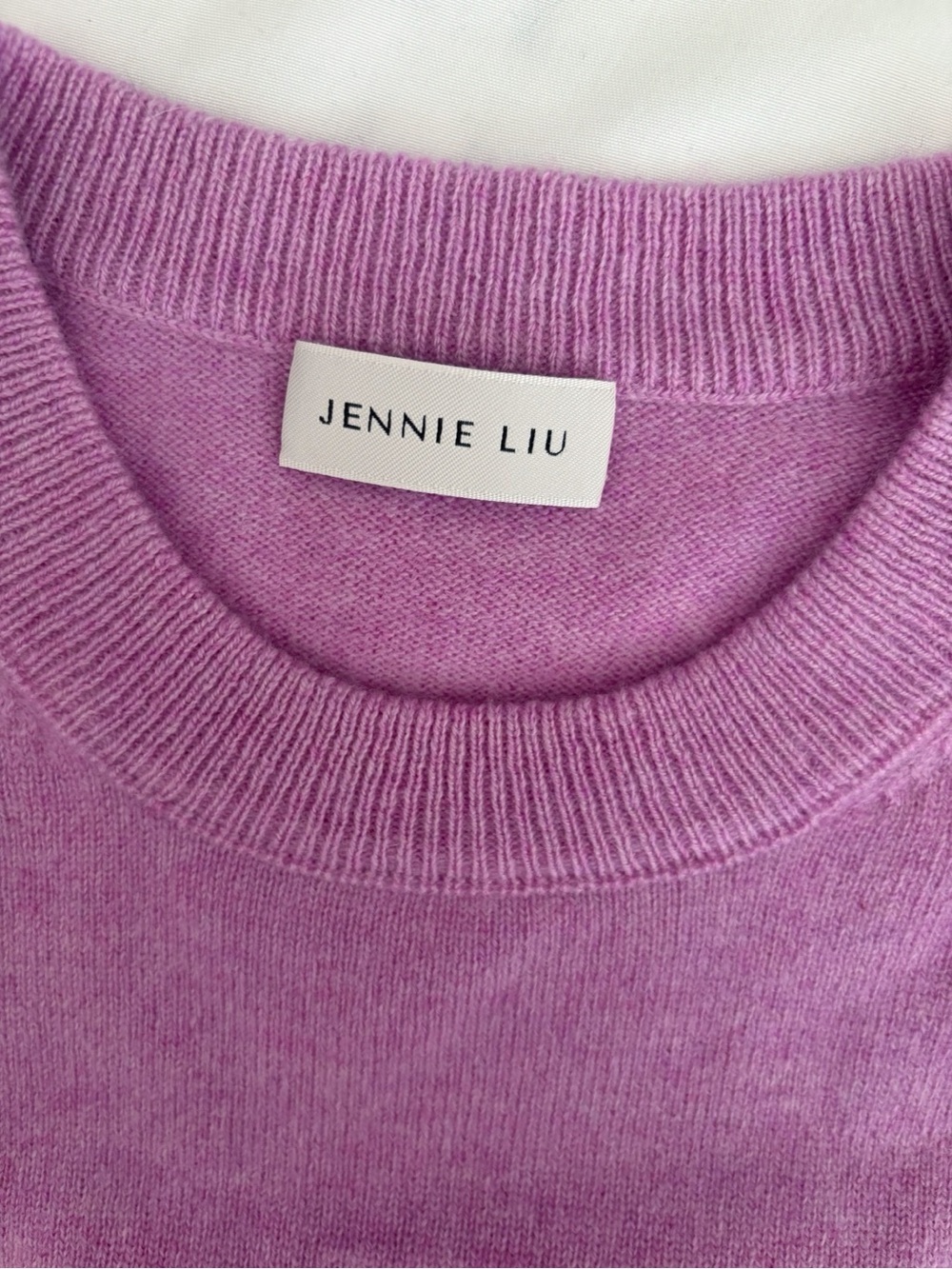 Jennie Liu Orchid Cashmere Long Sleeve Crew Neck Pullover Sweater XS - Picture 6 of 7